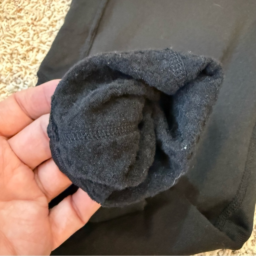 Cuddl Duds Climate Right Grid Warmth Black High-Waisted Base Layer Leggings XS - Picture 4 of 11